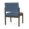 Lesro Lenox Armless Guest Chair, 22.5 in W 24.5 in L 32 in H LS1102 - alternate 2